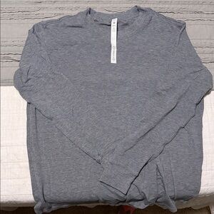 lululemon athletica All Yours Heather Gray Long Sleeve Tee